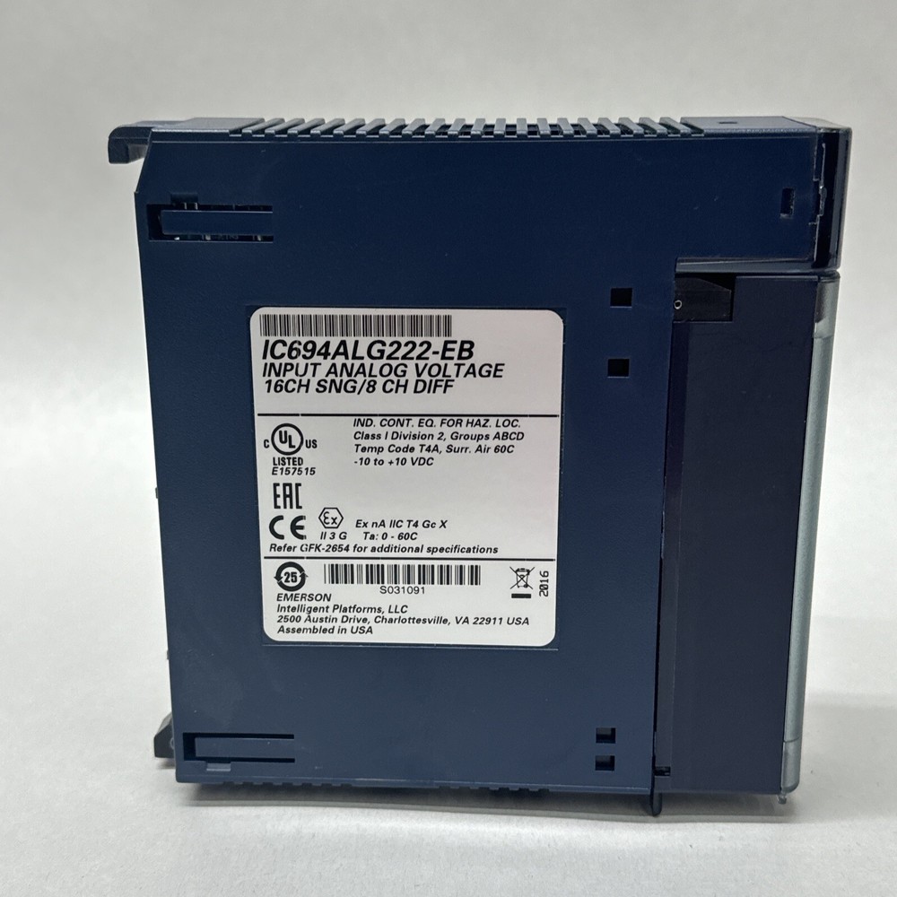 EMERSON GE FANUC IC694ALG222-EB Analog Voltage Input Module RX3i IC694ALG222