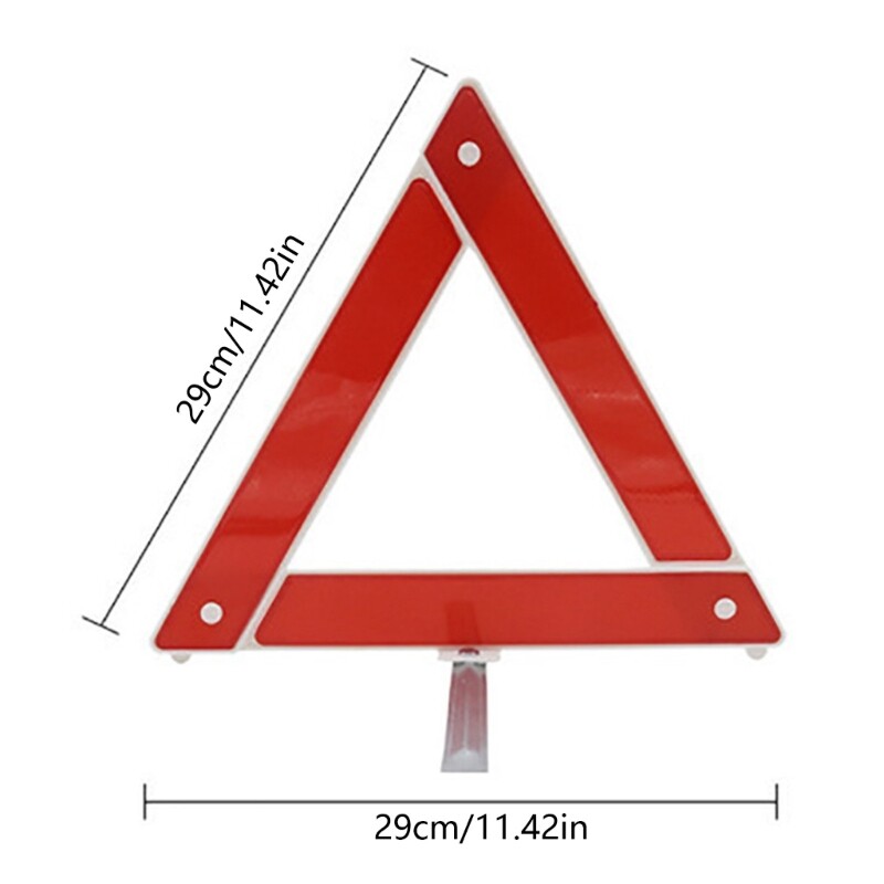 Large Warning Car Triangle Reflective Road Emergency Breakdown Hazard