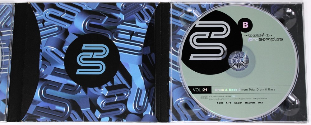Zero-G Pro Samples Vol.21 Drum & Bass 2 Sample/Sound Library/Sampling Double CD