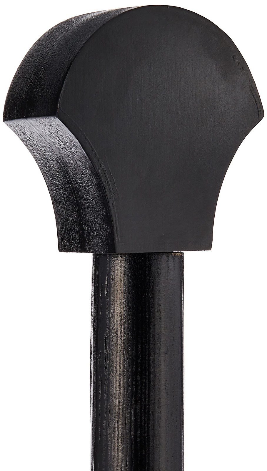 SZCO Supplies 17” Black Wooden Full-Sized Helmet/Headwear Display Stand with ...