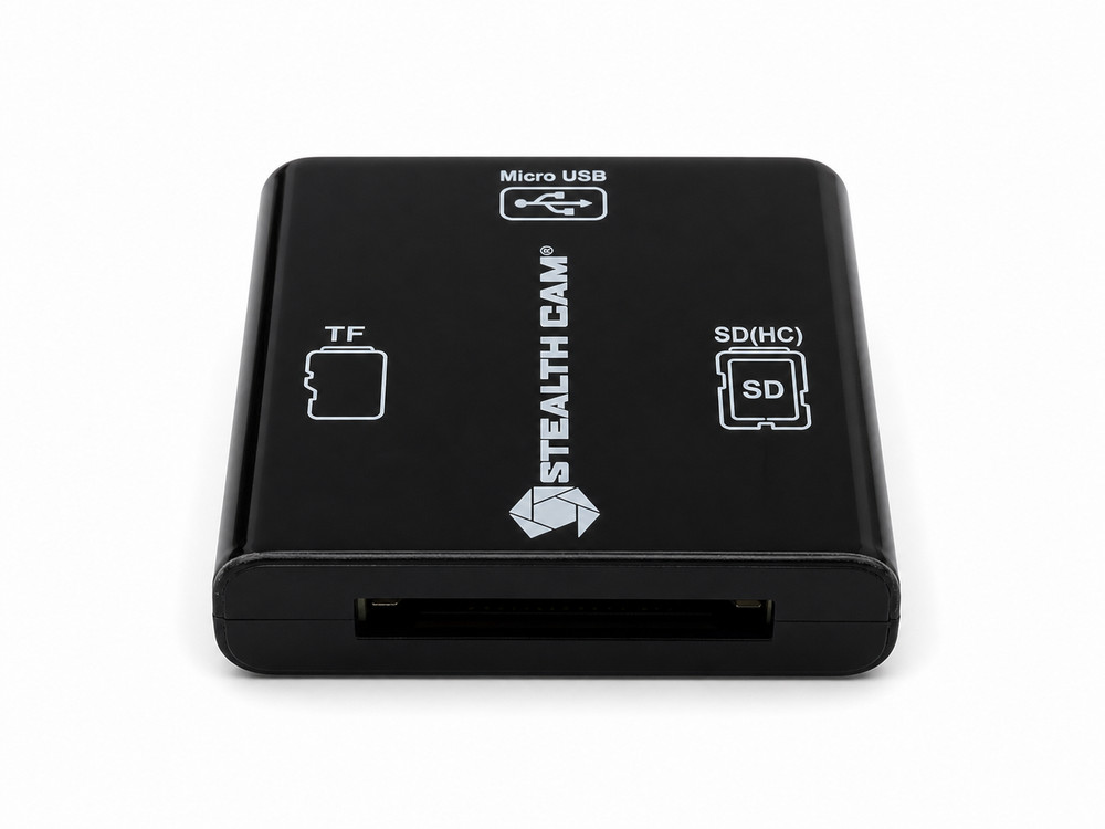 Stealth Cam Lightning SD TF Card Reader Adapter iPhone iPad Plug & Play