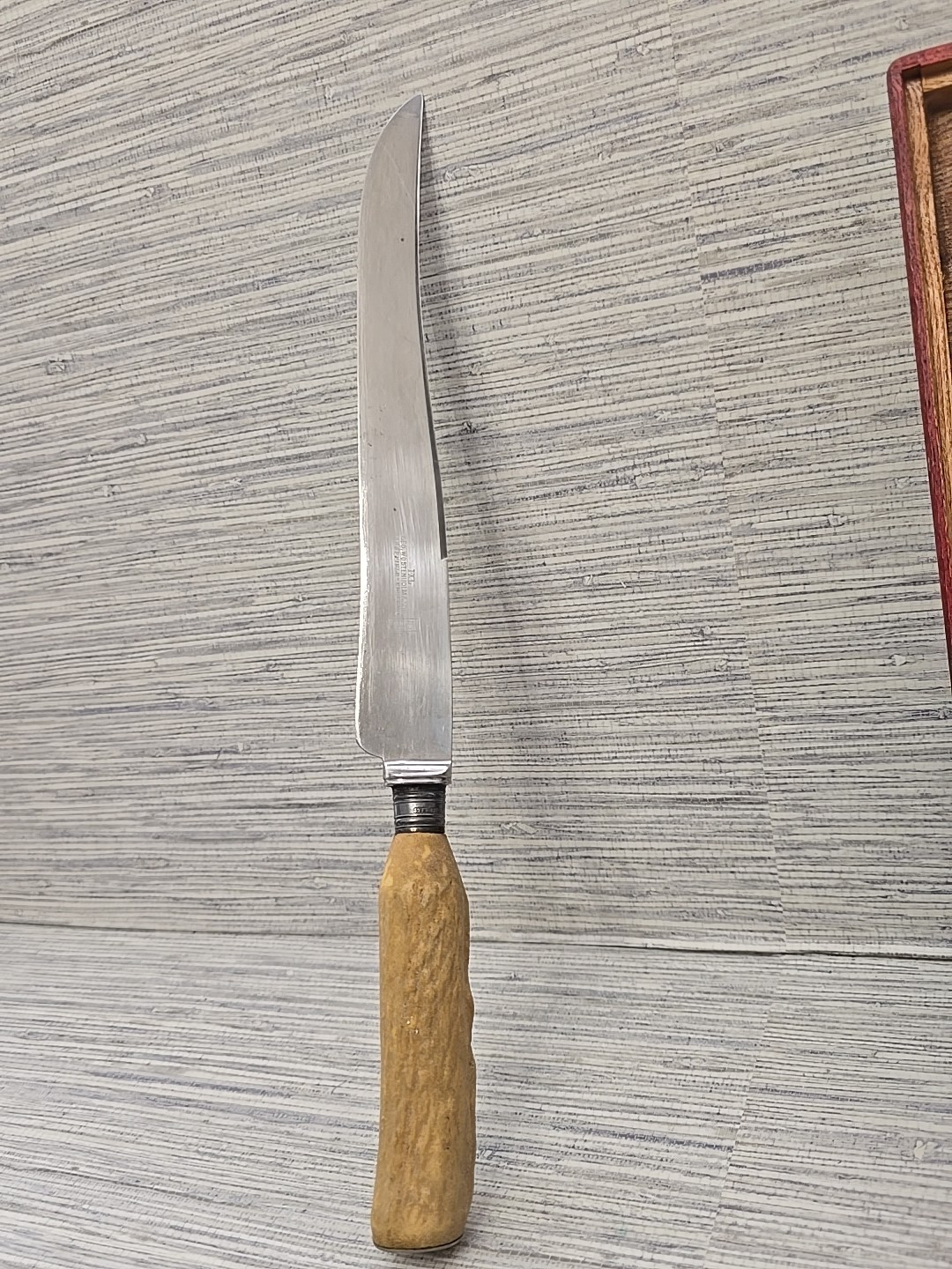 Geo Wostenholm & Sons Celebrated IXL Cutlery Knife Stag Handle Sheffield