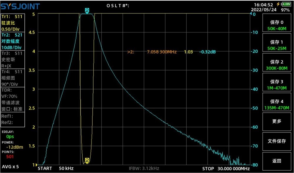 7MHz Band Pass Filter BPF Anti-Interference Improved Receiving Sensitivity 200W