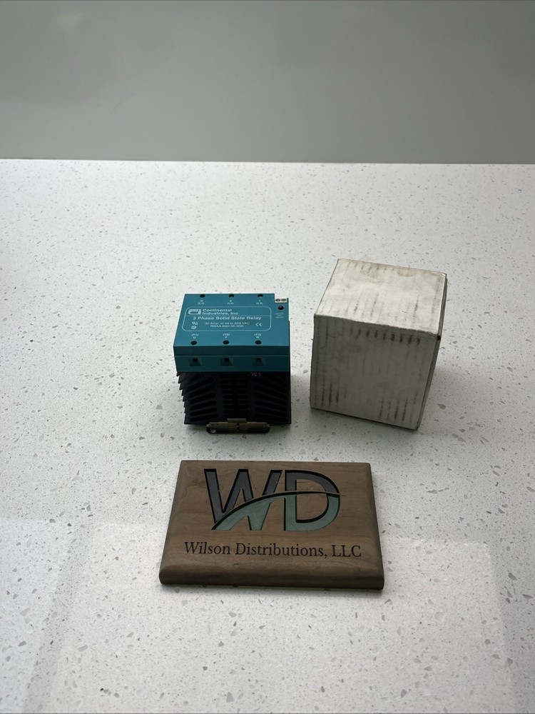 RSAA-660-30-3D0 Continental 3PH Solid State Relay 30Amp 48-660VAC