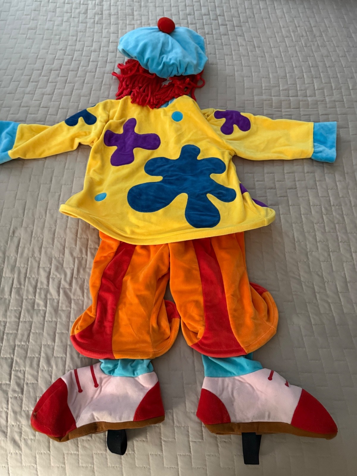 Disney Store Kids XS 4 5 JOJO CIRCUS CLOWN Halloween Costume Complete