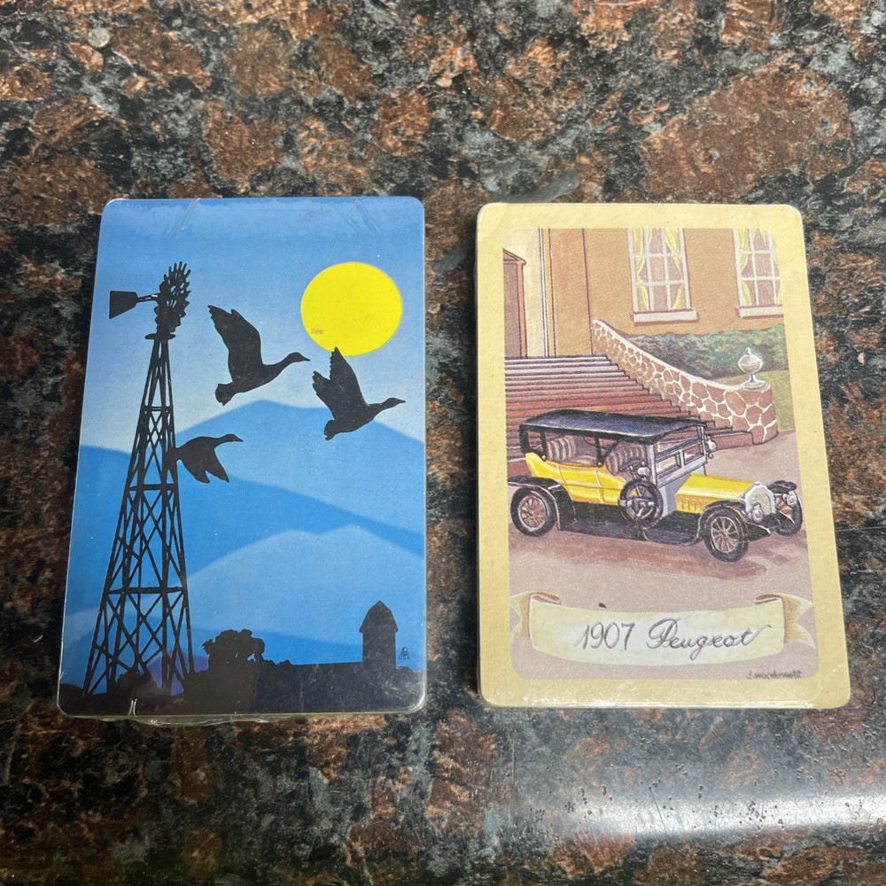 Playing Cards Airliner Cruse Ship