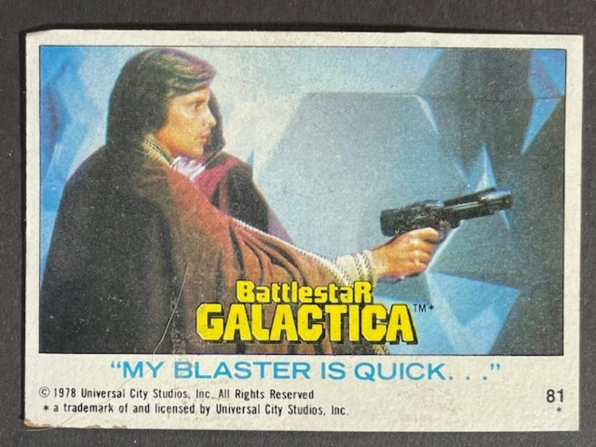 1978 Universal City Studios BATTLESTAR GALACTICA # 81 - EX