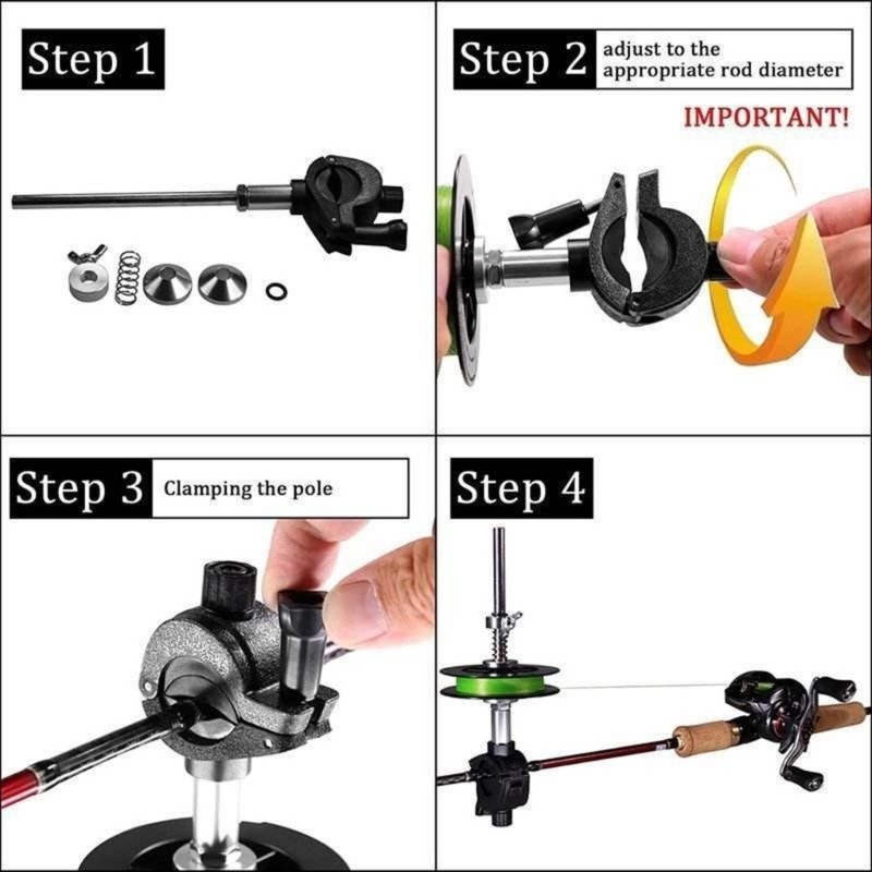 Fishing Line Spooler Universal Line Spooler Machine Spooling Tool