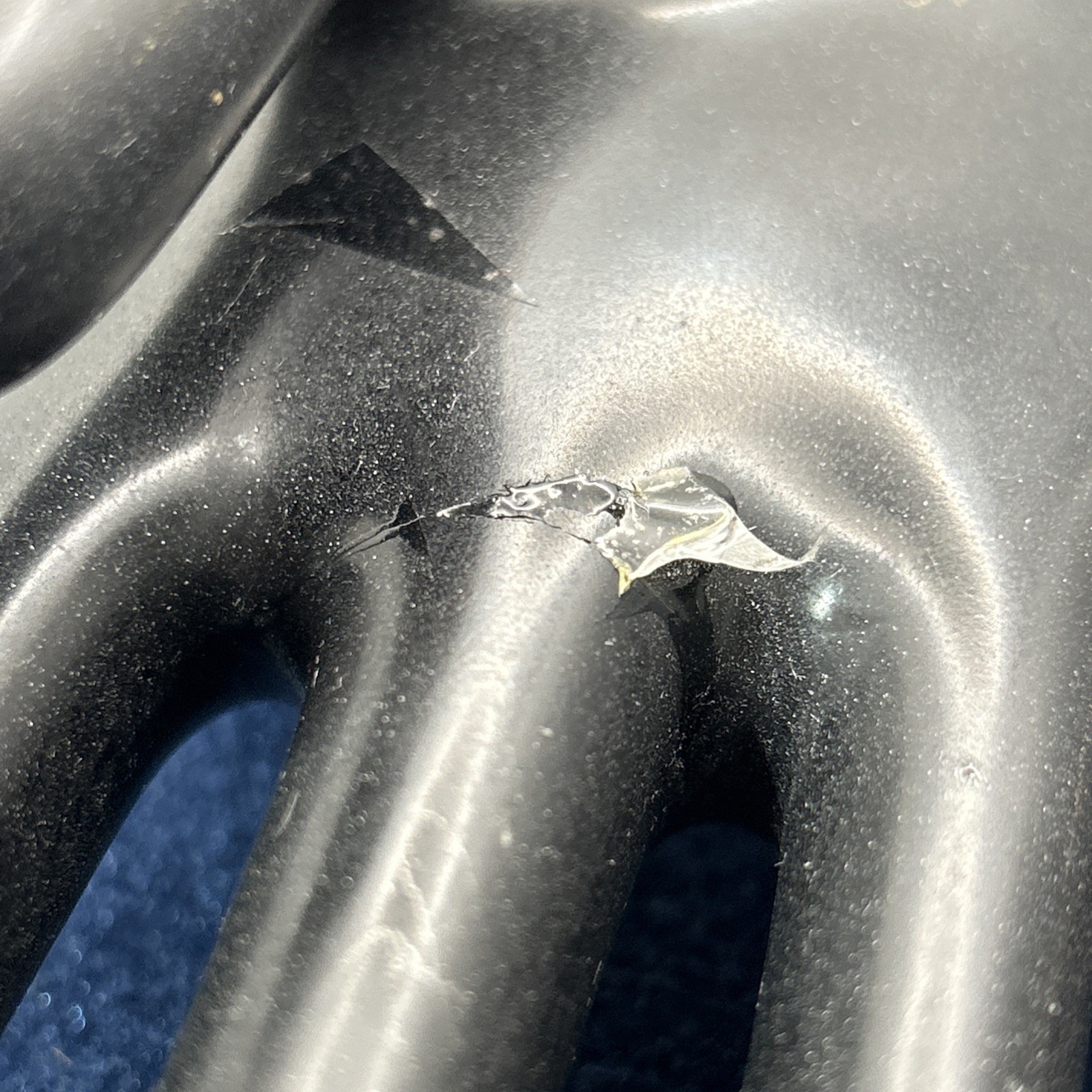 Vintage Industrial Porcelain Black Hand Glove Mold Form Jewelry Display Trade