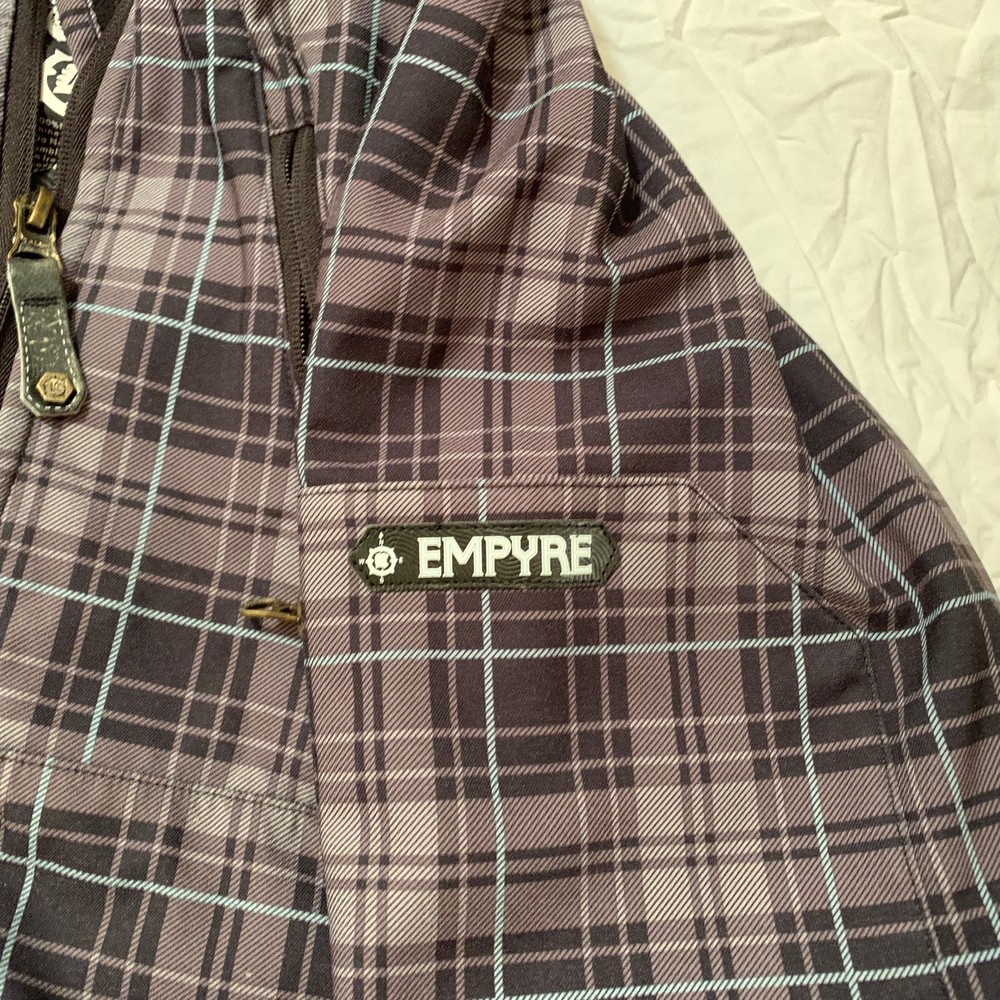 Boys S Empyre Jacket plaid zipper winter