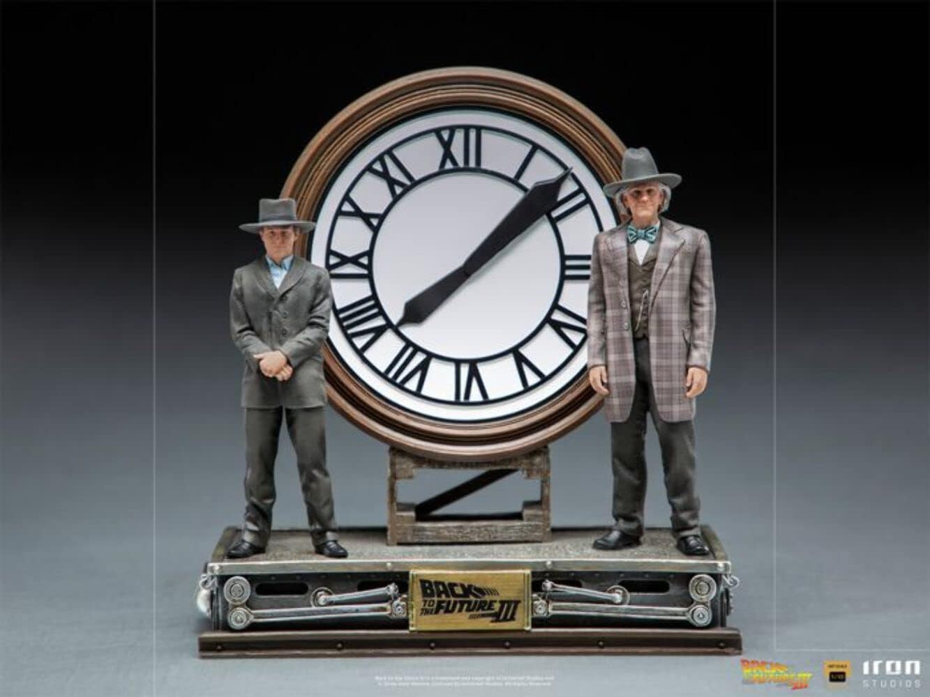Marty And Doc At The Clock - Back To The Future - Art Scale 1/10 - Iron Studios