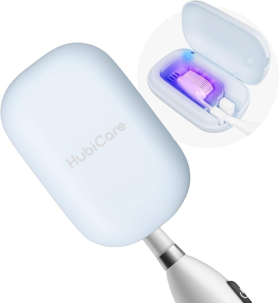Compact HubiCare Toothbrush Case - Large Head Compatible, Safe & Stylish