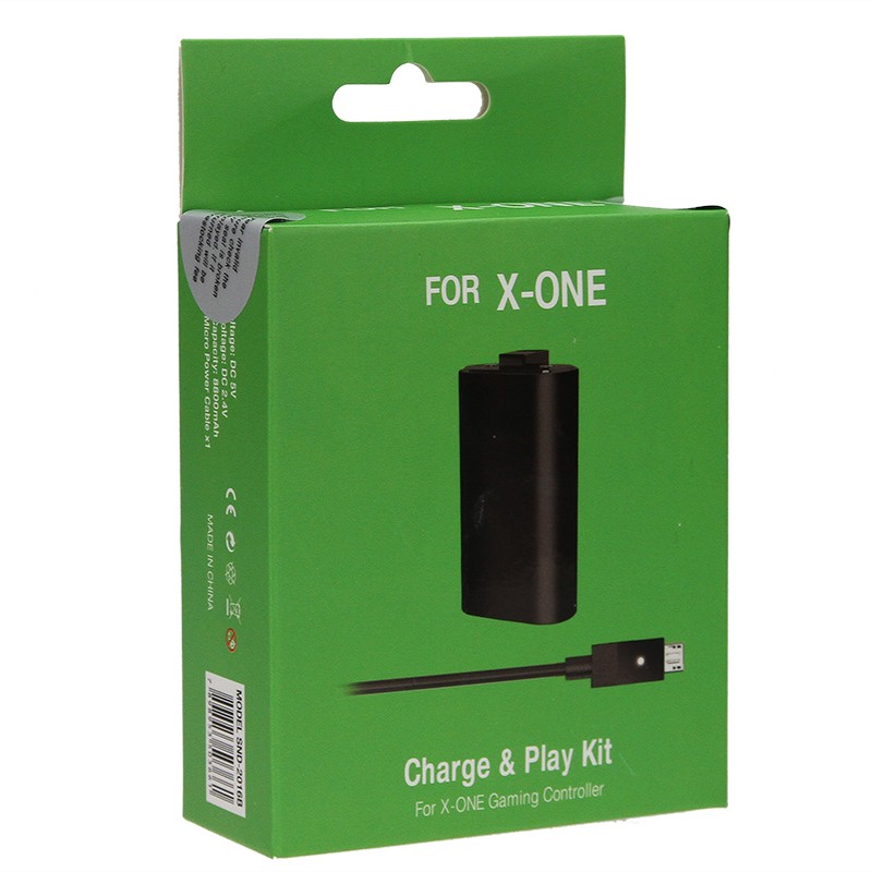 Rechargeable Li-ion Battery Pack For Xbox One Wireless Controller 1400mAh Gift