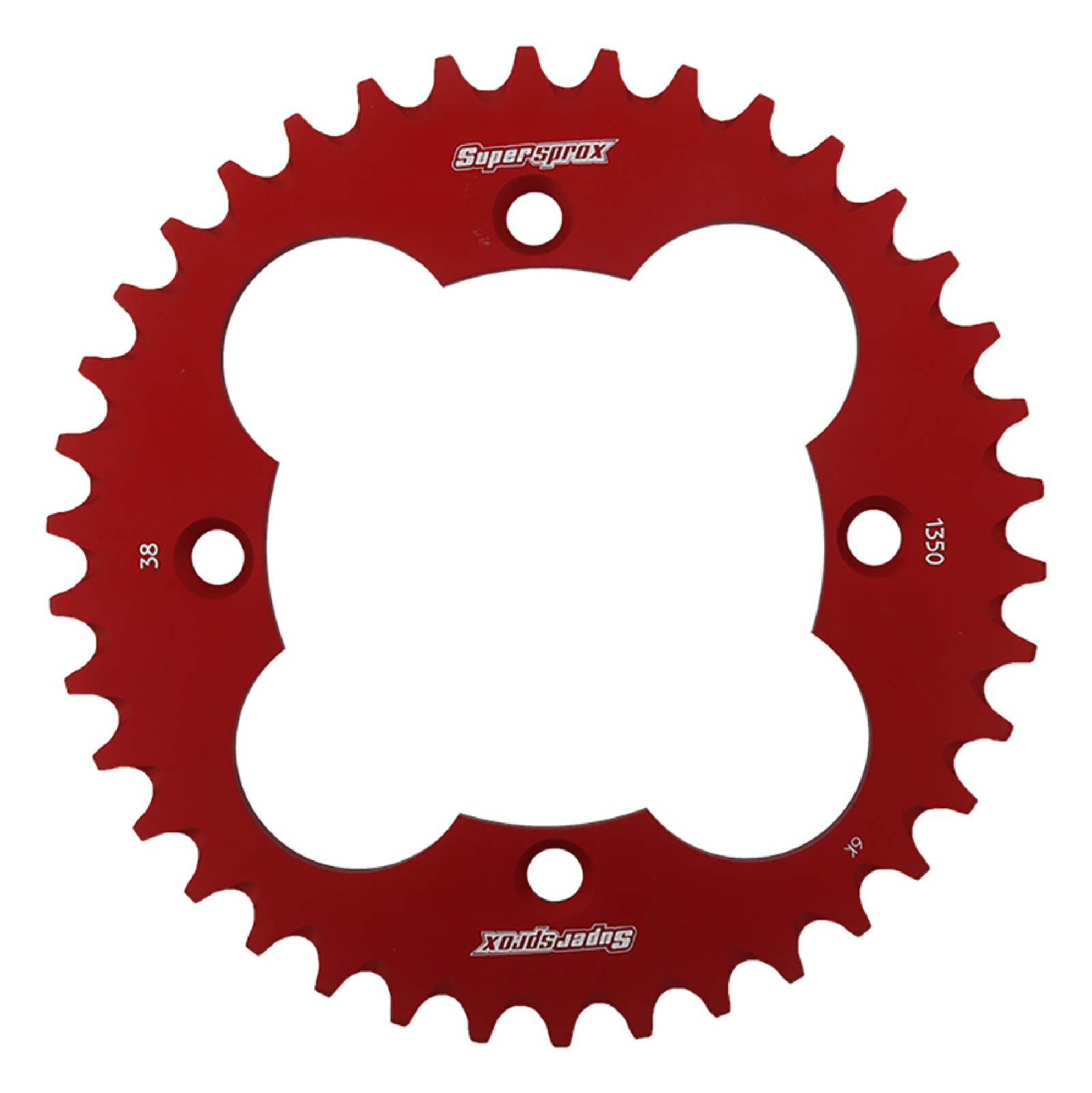 Red Aluminum Sprocket For Honda TRX300 EX 1993-2008 TRX300 X; RAL-1350-38-RED