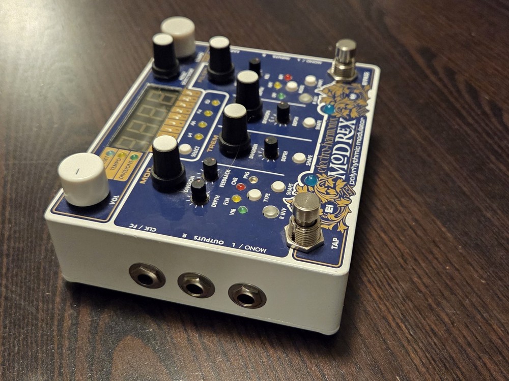 Electro-Harmonix MOD REX Polyrhythmic Modulator Effects Pedal LN