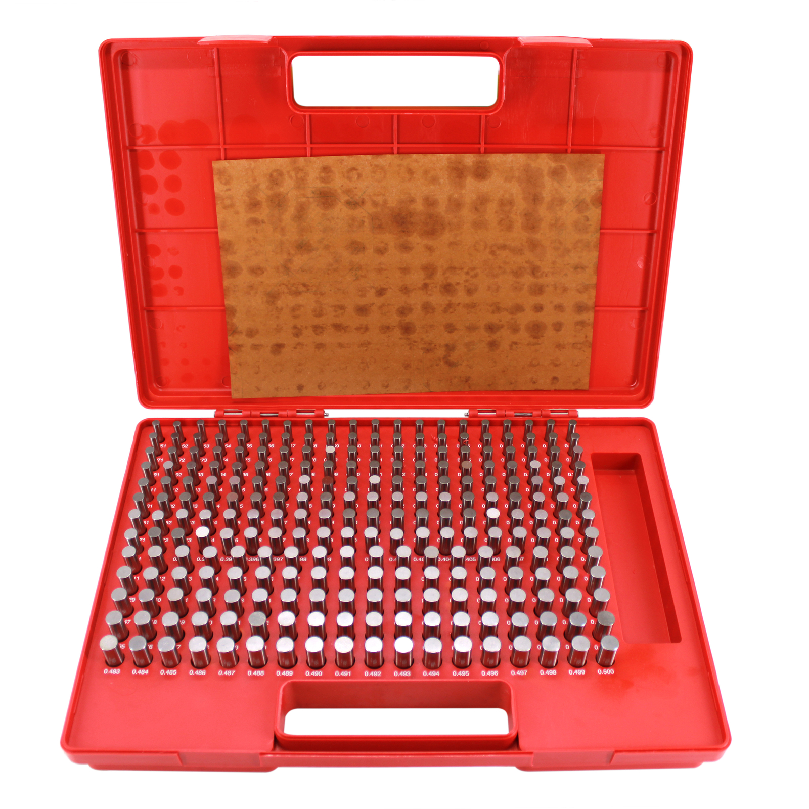 HFS(R) 250 PCS 0.251-0.500" M2 Class ZZ Steel Pin Gage Set Plus