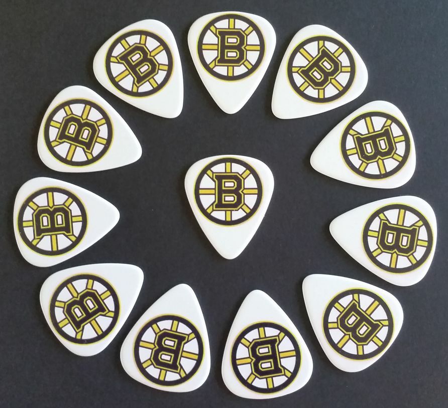 Boston Bruins Logo Guitar Picks (12 picks) - (Buy 2, save 50% on 2nd)