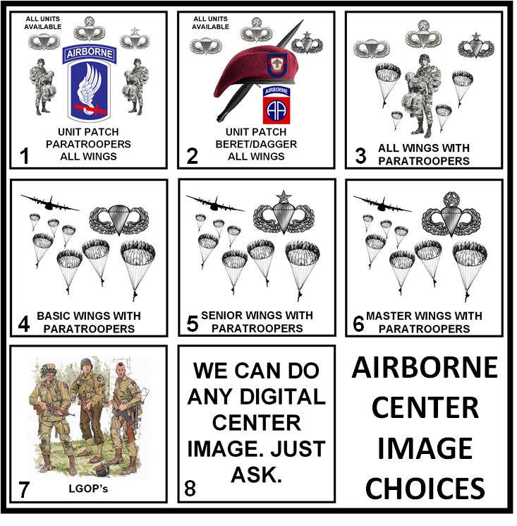 MC-NICE: ARMY Airborne Creed 82nd Airborne Division PERSONALIZED