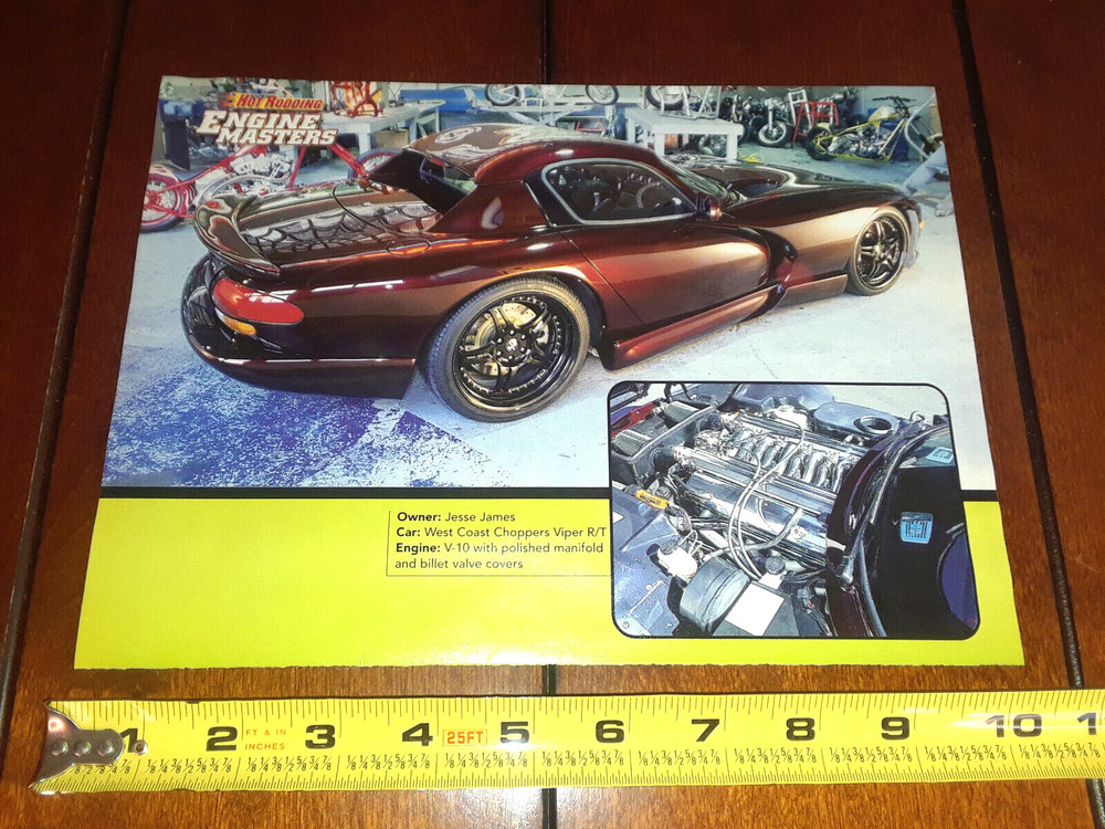 JESSE JAMES VIPER R/T ORIGINAL 2001 ARTICLE