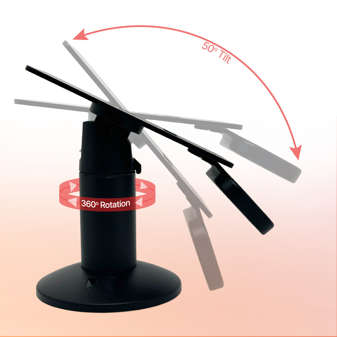 Hilipro Swivel Stand for Pax A35 Credit Card Machine Terminal PIN Pad-A POS Kit