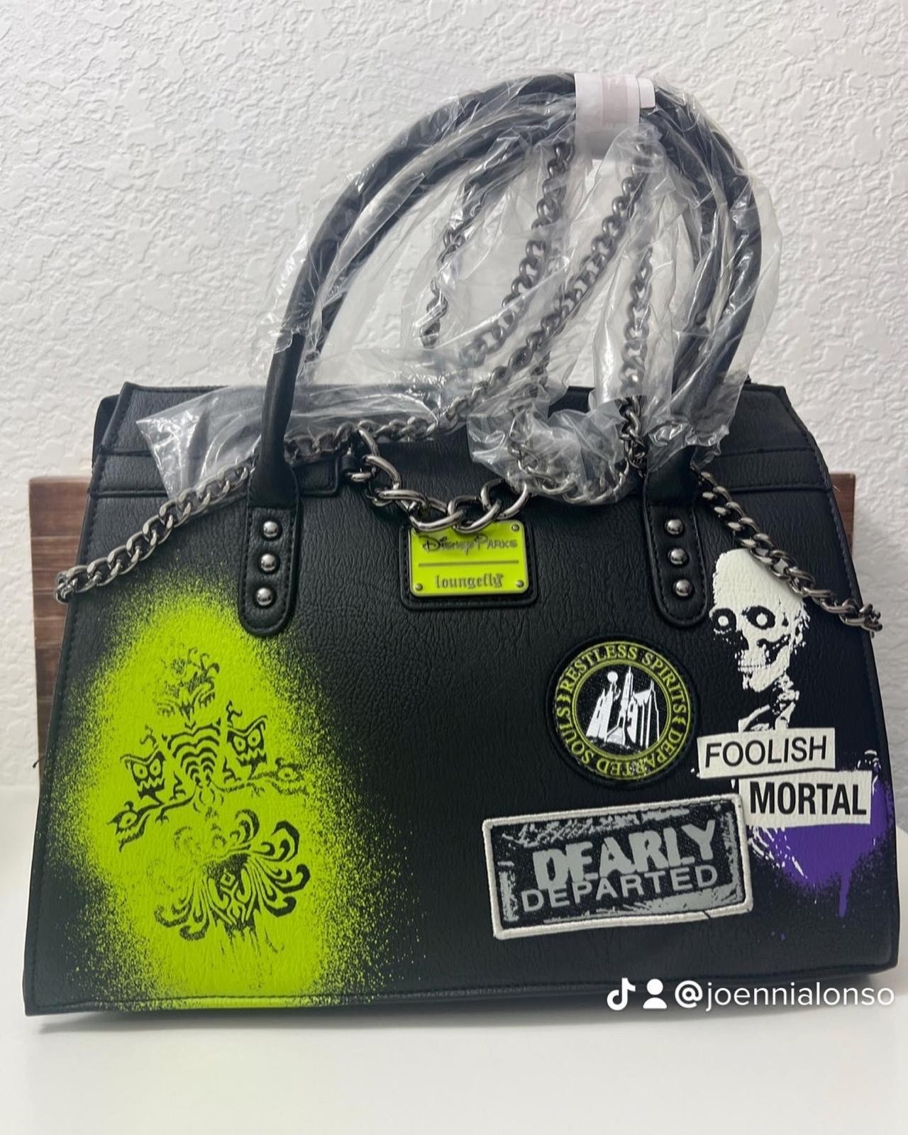 THE HAUNTED MANSION Loungefly DIsney GHOULISH crossbody purse handbag - NEW