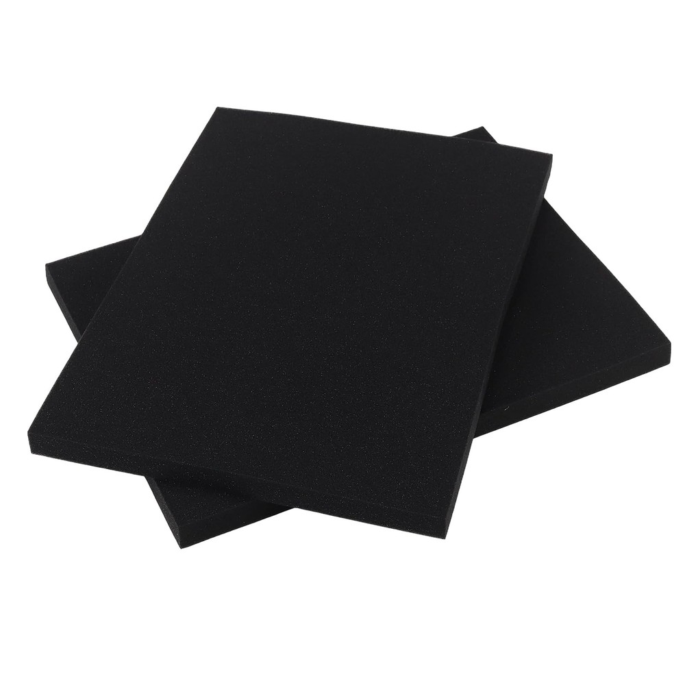 6 PCS Foam Insert Black, Cuttable Foam Padding Sheets Cushioning Inserts for ...