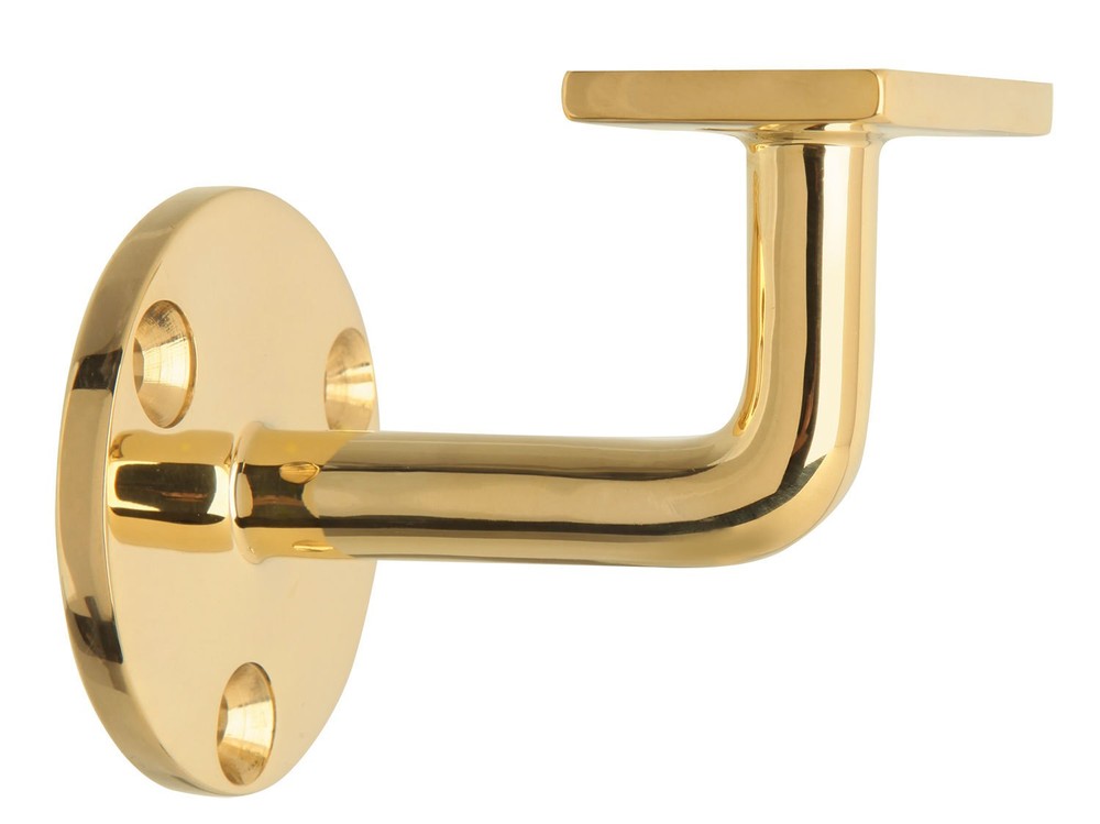 Lavi 00-310 Flat Brass Handrail Bracket