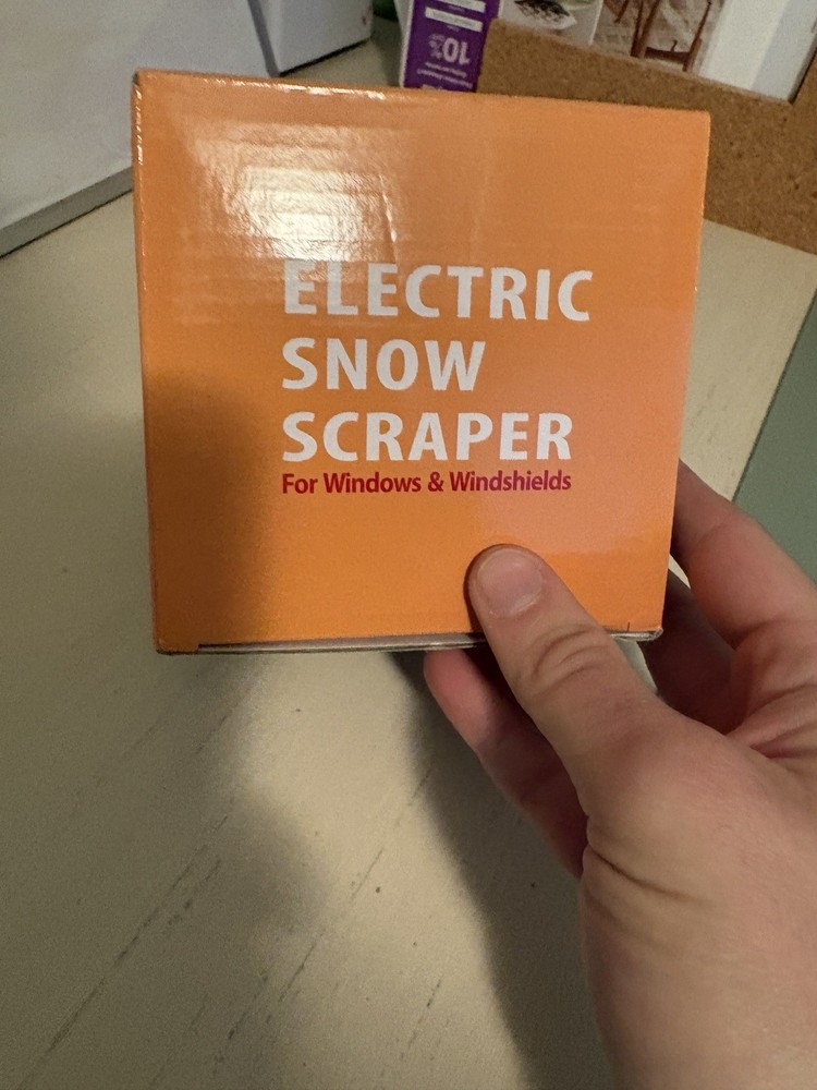 Electric Snow Scraper For Windows And Windshields