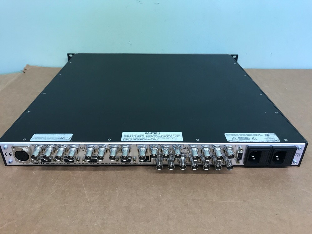 Evertz HD Master Switcher, HD9625SW