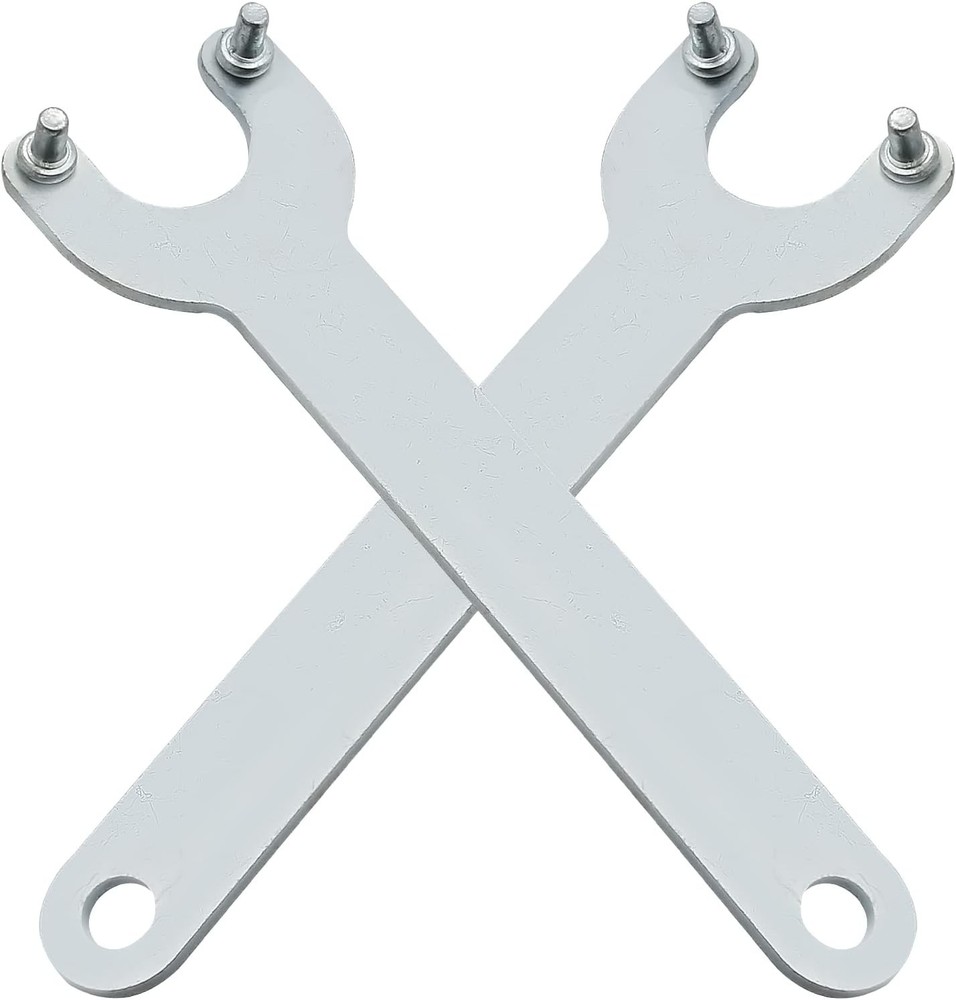 Sturdy Angle Grinder Replacement Wrench - 2pc, Compatible with 125/150 Models
