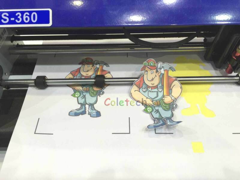 Contour Cut Vinyl Plotter A3 A4 Desktop Label Sticker Making Machine Software
