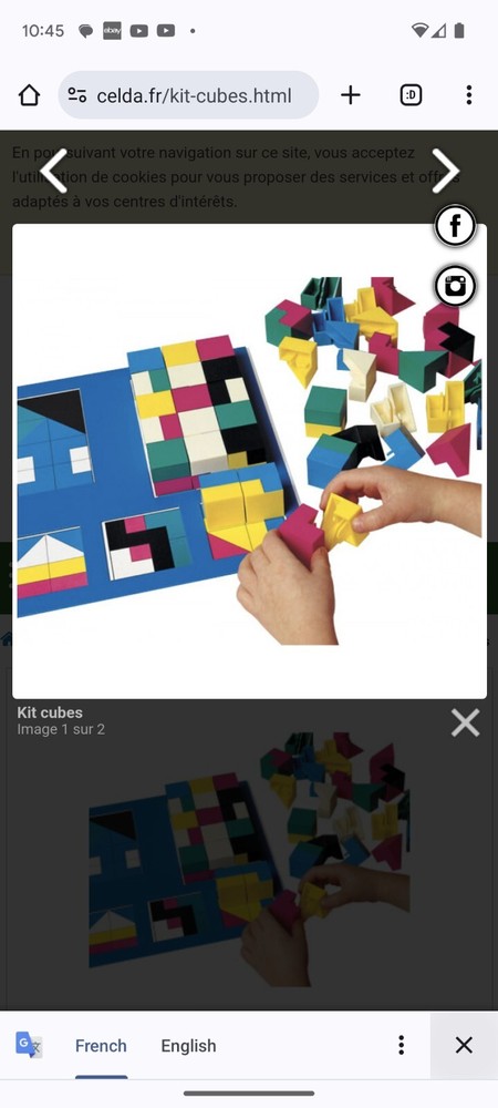 Occupational Asco Kit Cubes Occupational Therapy Developes Logic & Observation