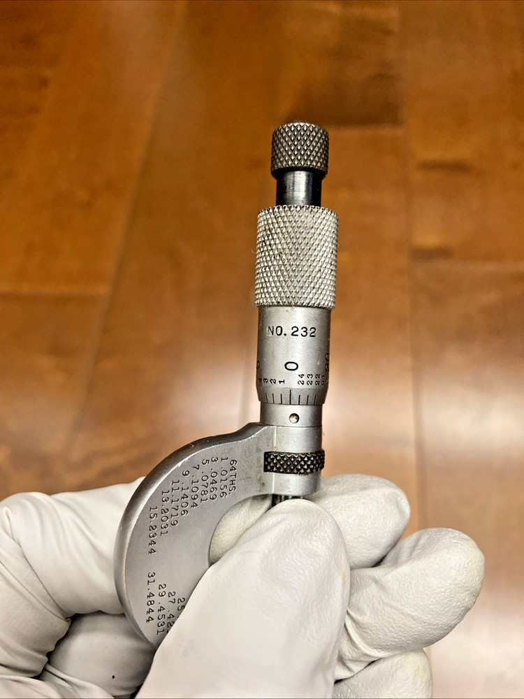 L.S. Starrett 232 Outside Micrometer