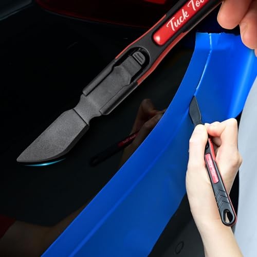 Micro Squeegee Vinyl Wrap Tool, 6 in 1 Pro Wrapping Stick Squeegee Tuck
