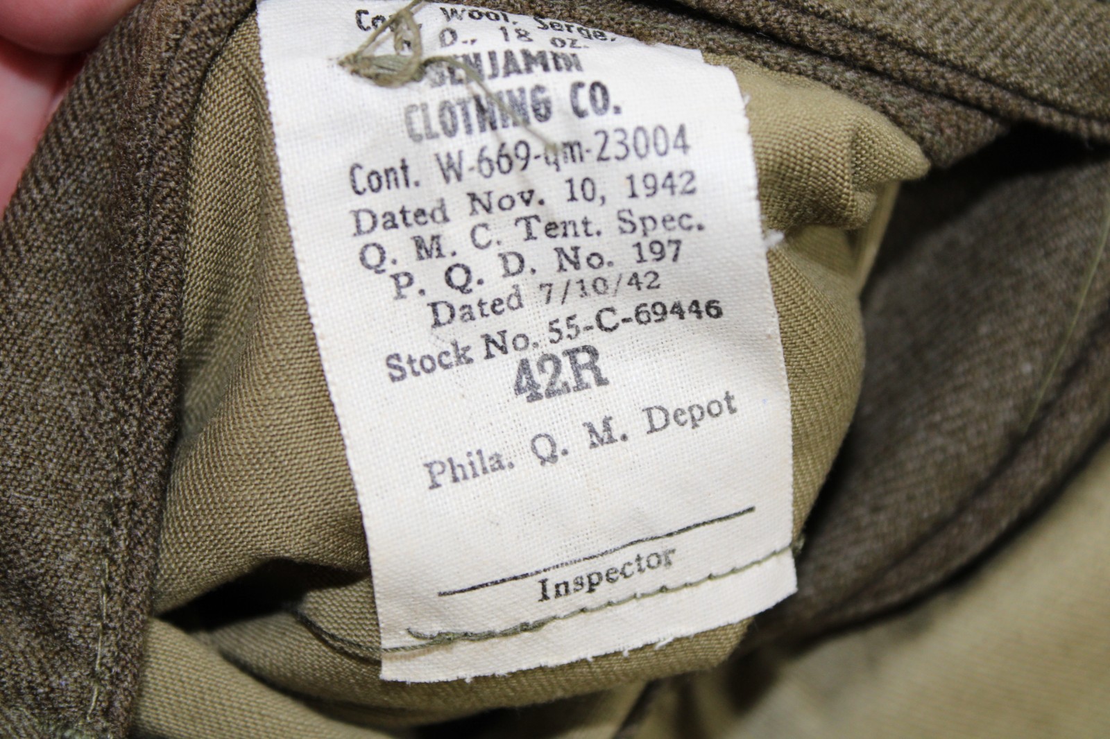 WWII US Army Uniform Tunic Jacket Pacific Command and 6th Army Patch DSC Ribbon