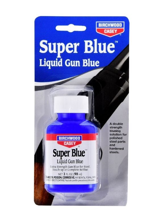 Birchwood Casey SUPER BLUE Liquid Gun Blue FOR BLUEING POLISHED HARDENED STEELS