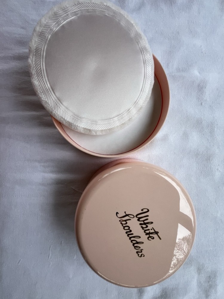 Vintage White Shoulders Dusting Powder