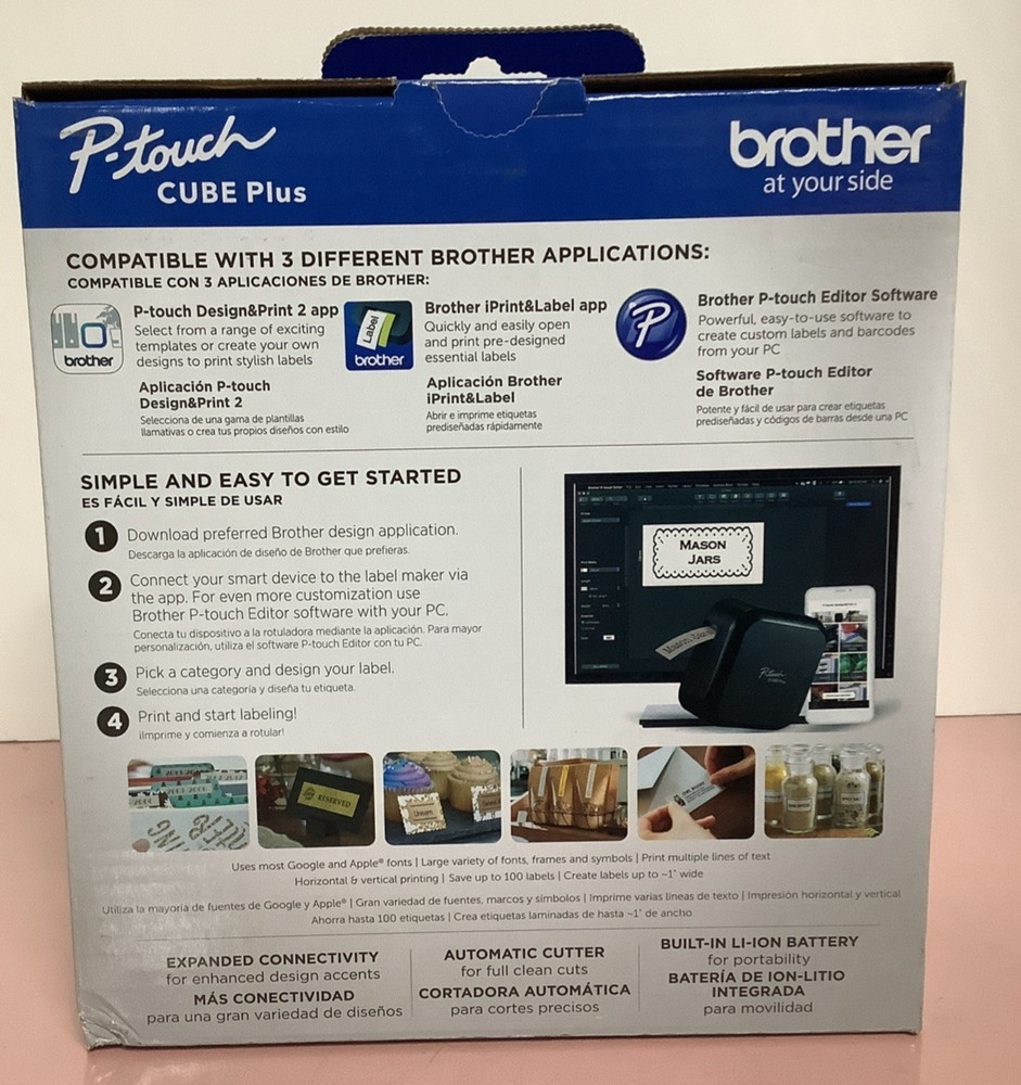 Brother P-touch CUBE Plus Bluetooth Label Maker (PT-P710BT)