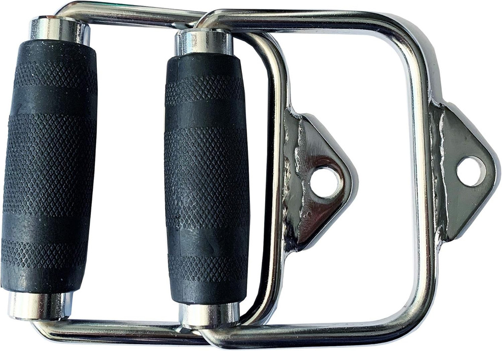 LAT Pull down Bar, Strength Training Deluxe Single Double D Handle Tricep Rope,