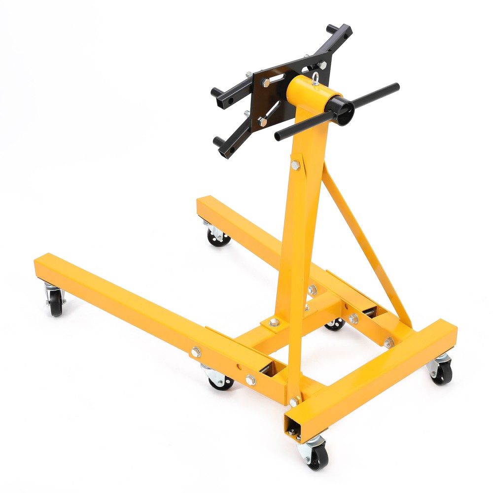 2000lb Steel Rotating Engine Stand with 360 Degree Rotating Head & Folding Frame
