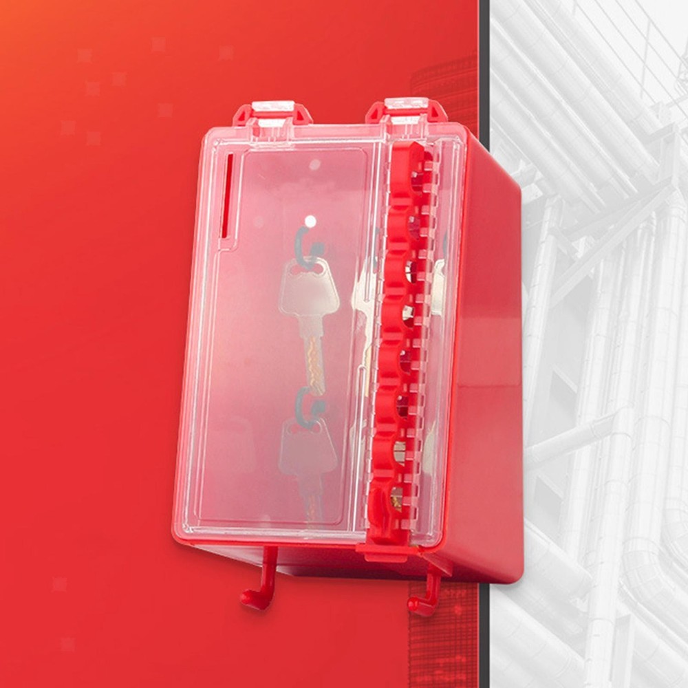 Lockout Tagout Lock Box Dustproof Durability with Transparent Panel