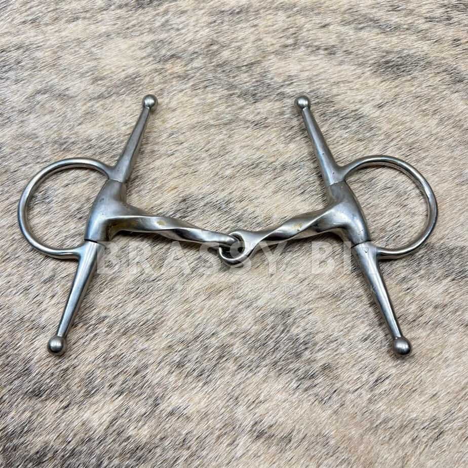 5" Weighted Full Cheek Twisted Snaffle