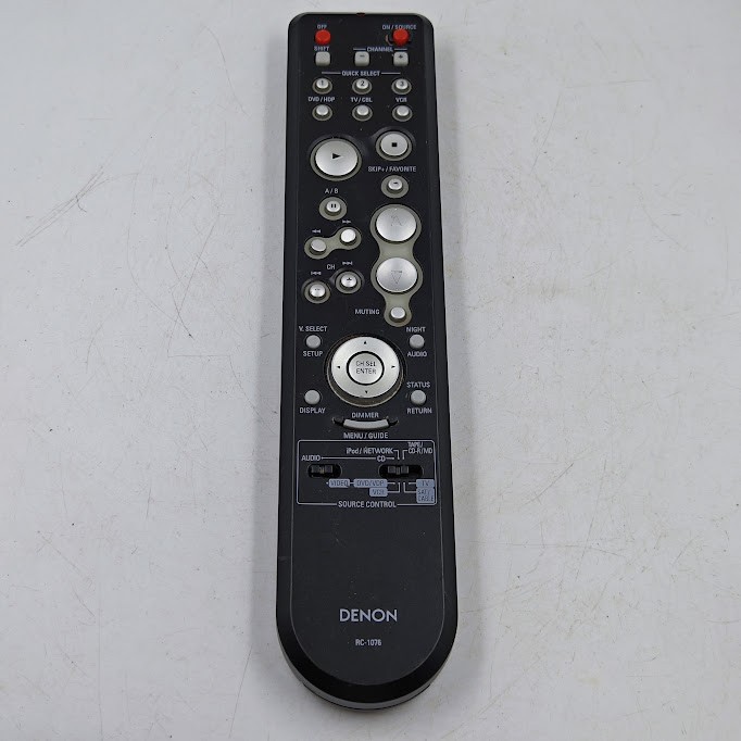 Denon RC-1076 Remote Control - Working, Used, No Accessories