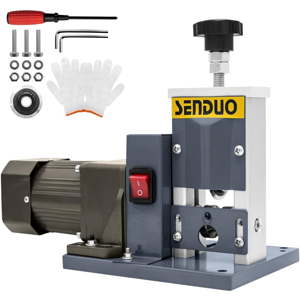 Automatic Wire Stripper Machine,25W 0.04" - 0.79" Electric Wire Stripping Mac...