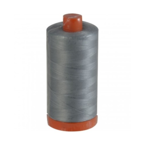 Aurifil Mako Cotton Thread Solid Grey 2605 50Wt 1422Yd