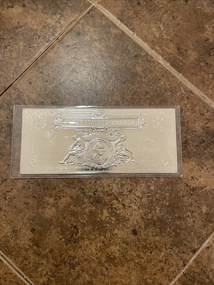 1899 2 dollar silver certificate