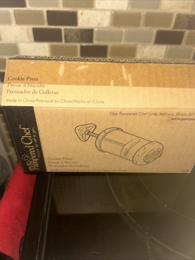 Pampered Chef Cookie Press Model 1526 NIB NEW