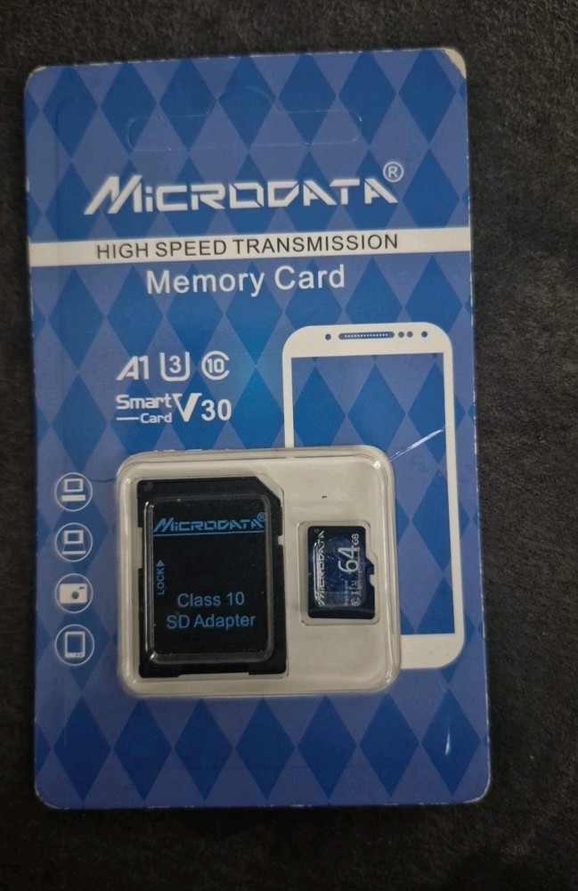 Microdata Memory Card 32gb SD chip with class 10 SD adapter High Speed Transmiss