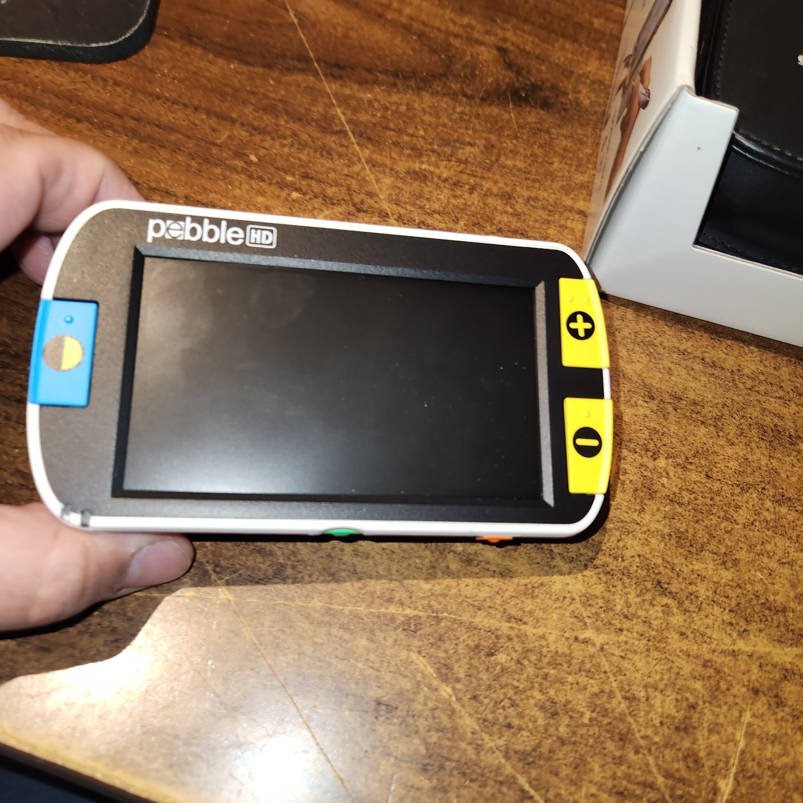 Enhanced Vision Pebble HD Portable Magnifier 4.3" Color Screen 13X Magnification