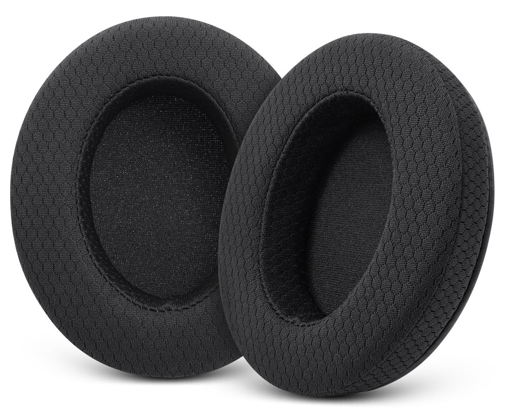 Upgraded Replacement Earpads Cushions for HyperX Cloud/Alpha, Audio Black